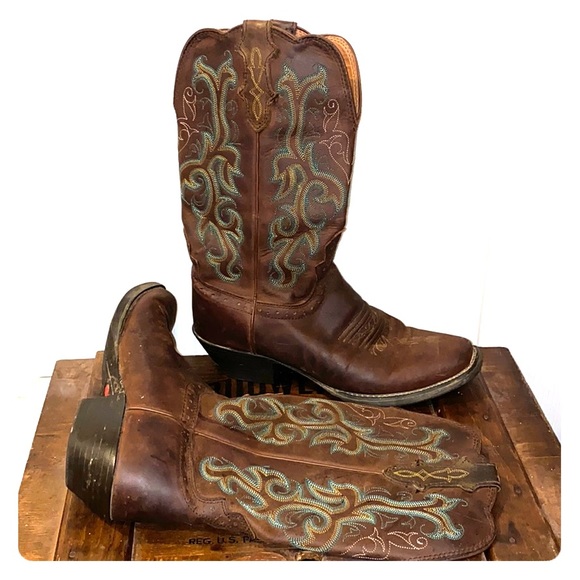 Justin Boots Shoes Justin Square Toe Boots Stampede Collection